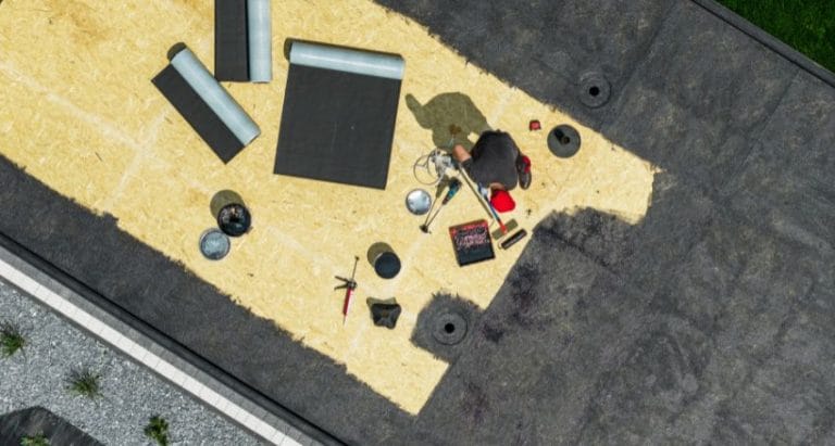 how to replace a flat roof